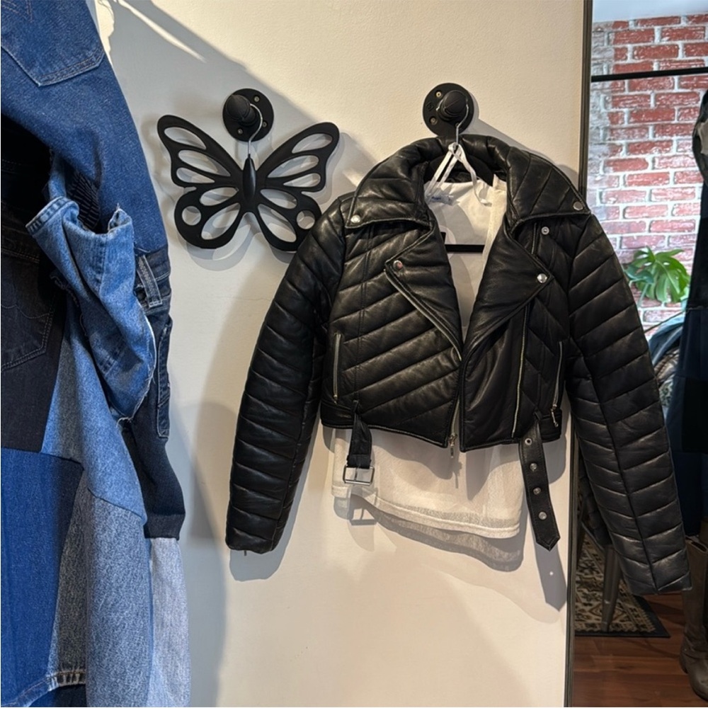 Women's Black Quilted Jacket
